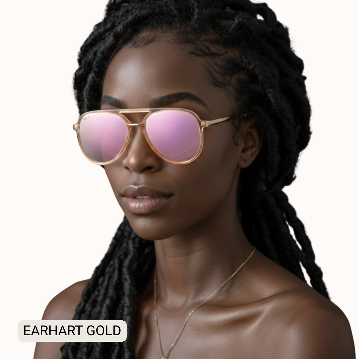 EARHART - Women's Aviator Polarized Sunglasses