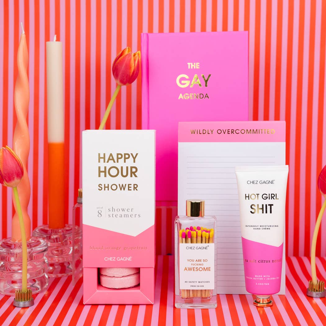 Wildly Overcommitted - Lined Notepad - Bright Pink - 65 perforated pages - 5x8