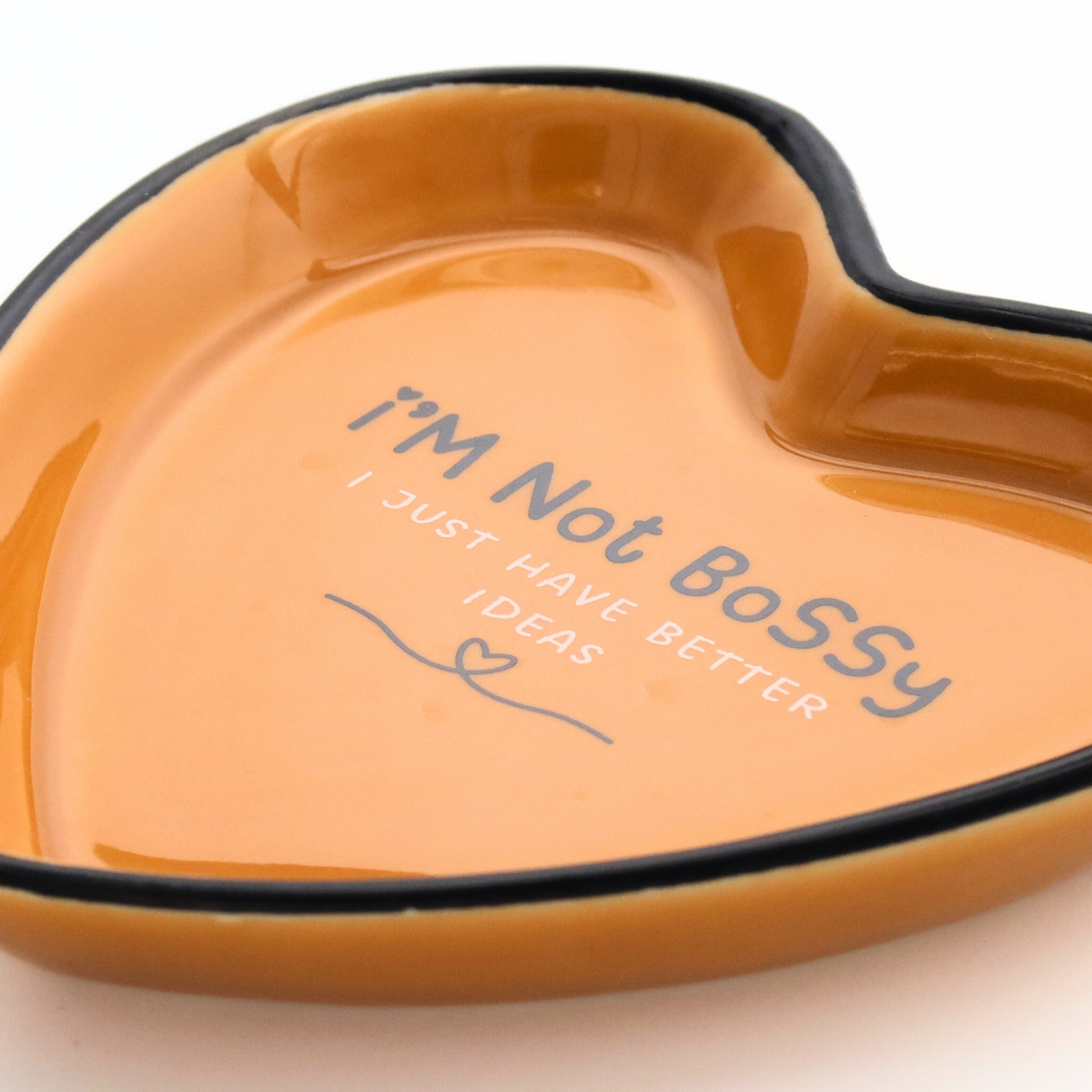 Heart Trinket Tray "I'm Not Bossy"