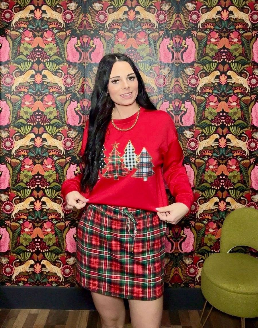 Holiday Trees Luxe Pullover