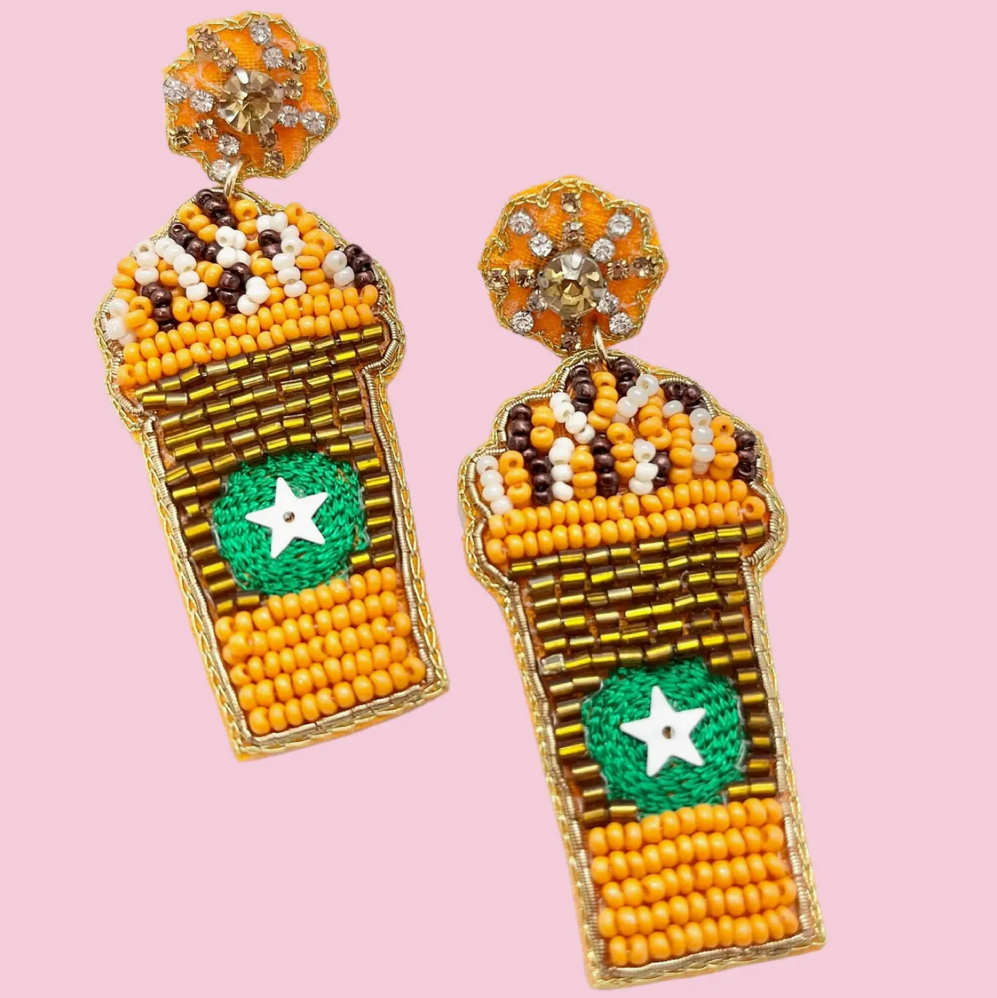 FALL FRAPPE BEADED EARRINGS
