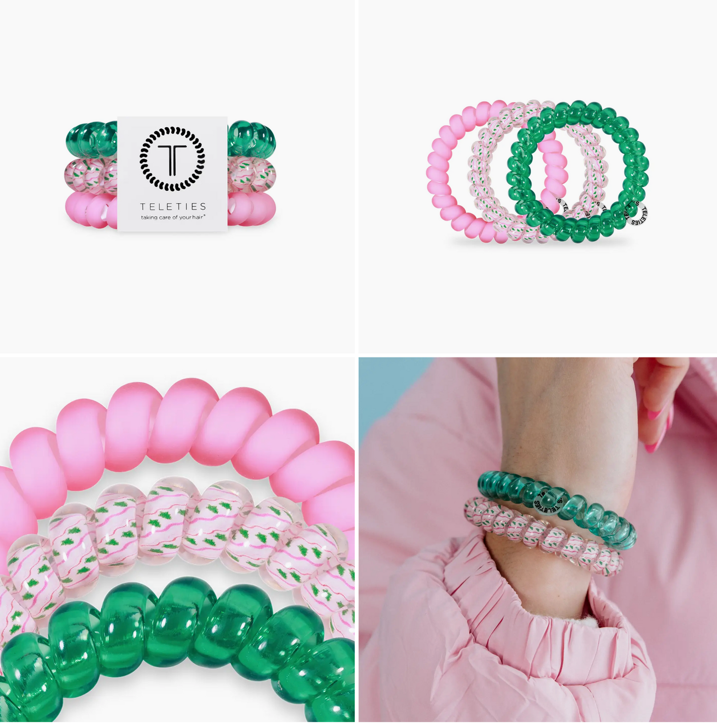 Merry Pinkmas Small Hair Ties