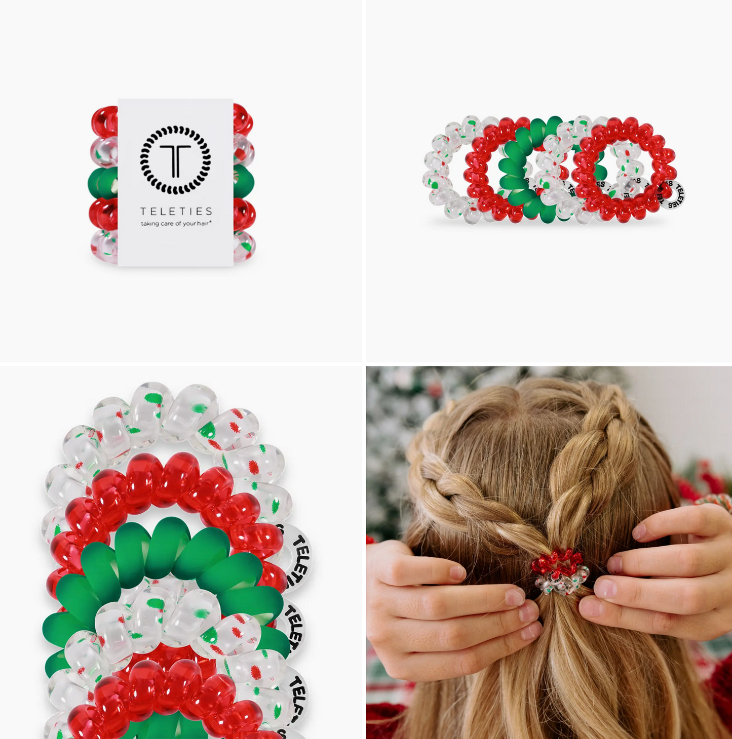 Seasons Greetings Tiny Hair Ties