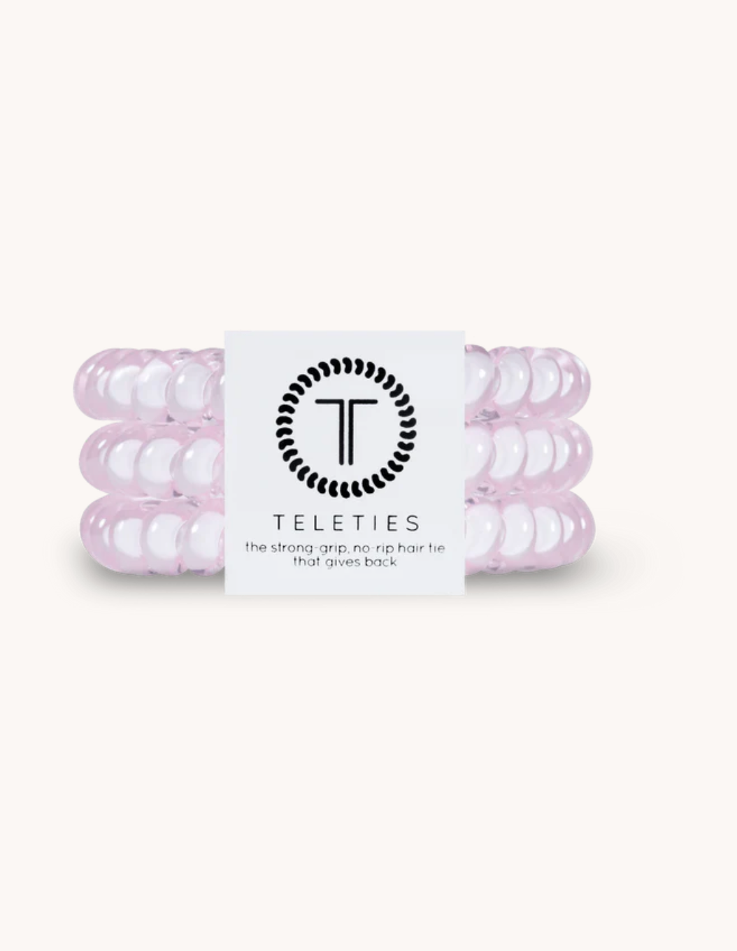 Rose Water Pink Small Hair Ties