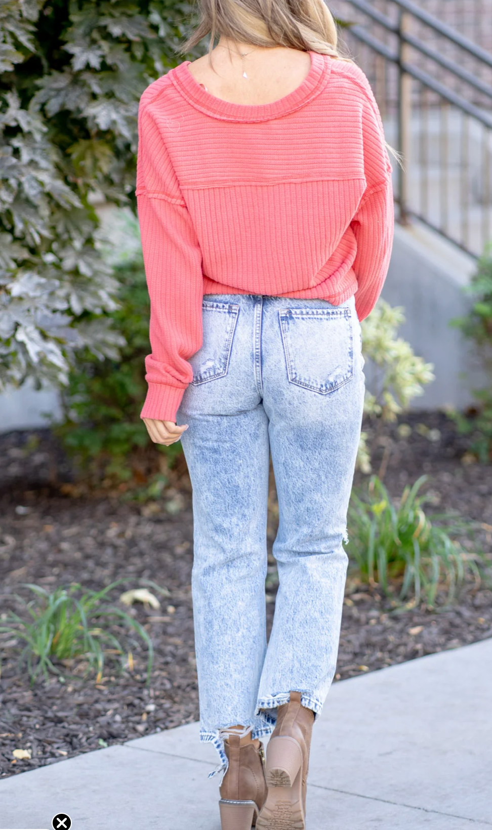 90's Vintage Straight Clear Sky Jean