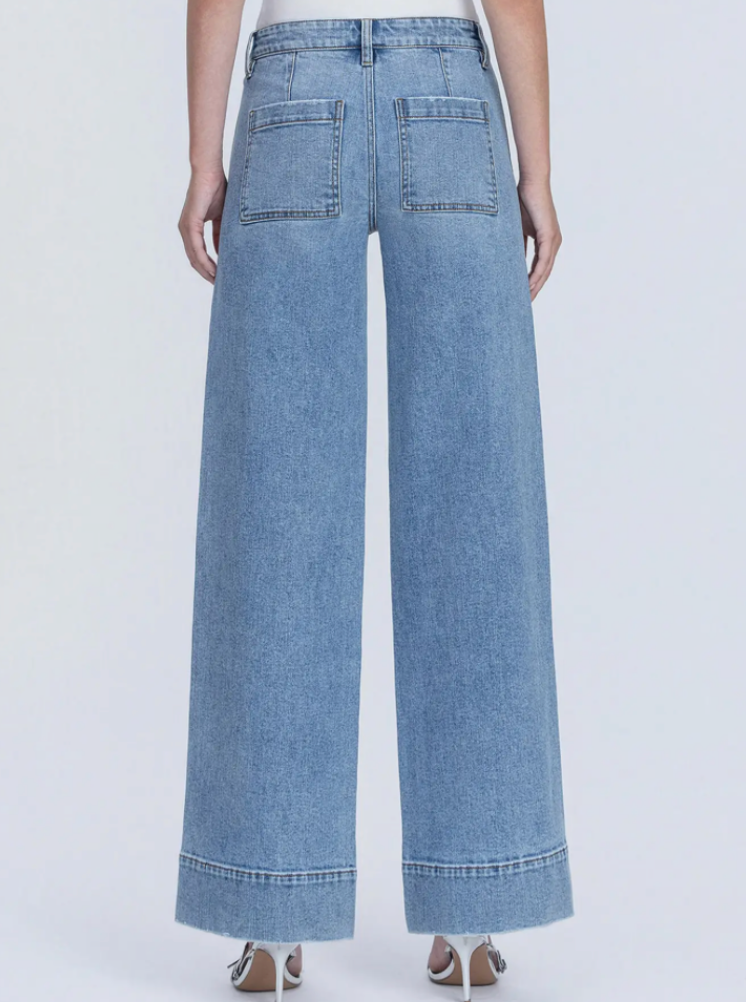 Mid Rise Wide Trouser Hem Understanding Jean