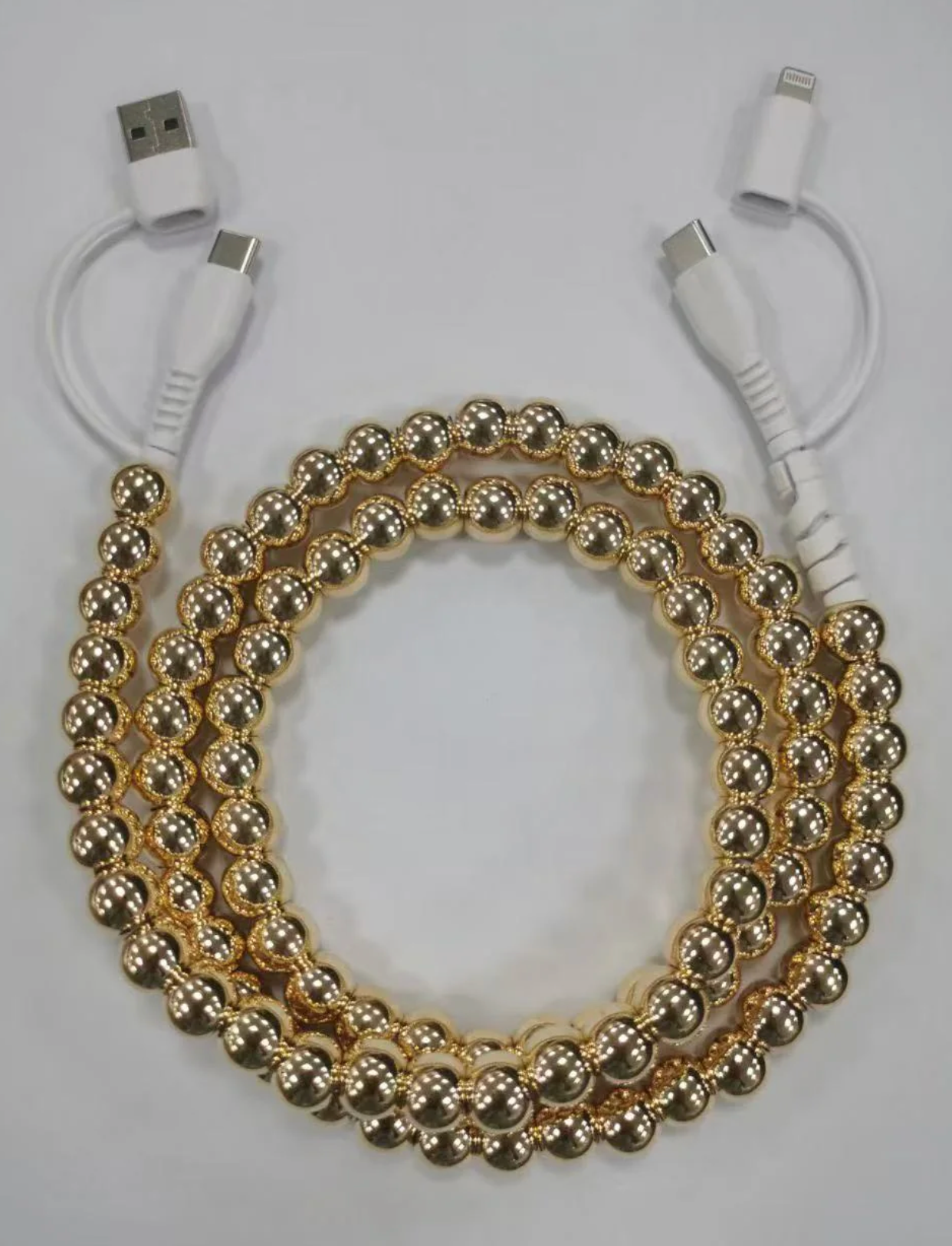 Beaded Charger Cables