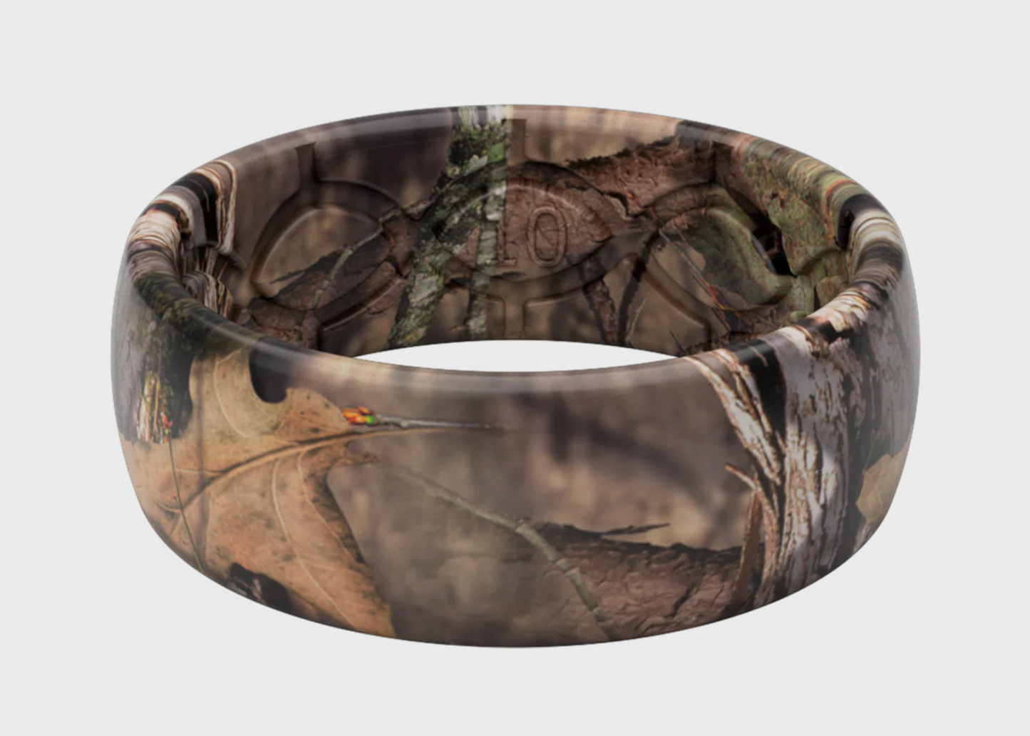 Men's Camo Mossy Oak Breakup Silicone Ring
