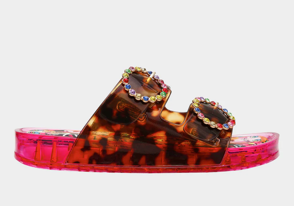 Landin Tortoise Jelly Sandal