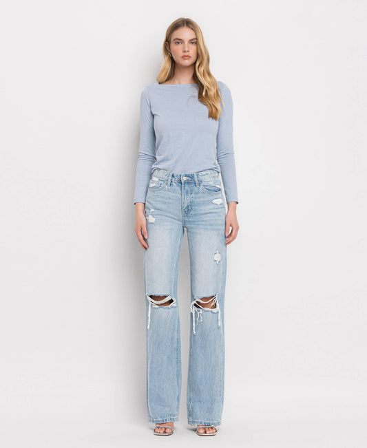 Leslie Full Length Flare Jeans
