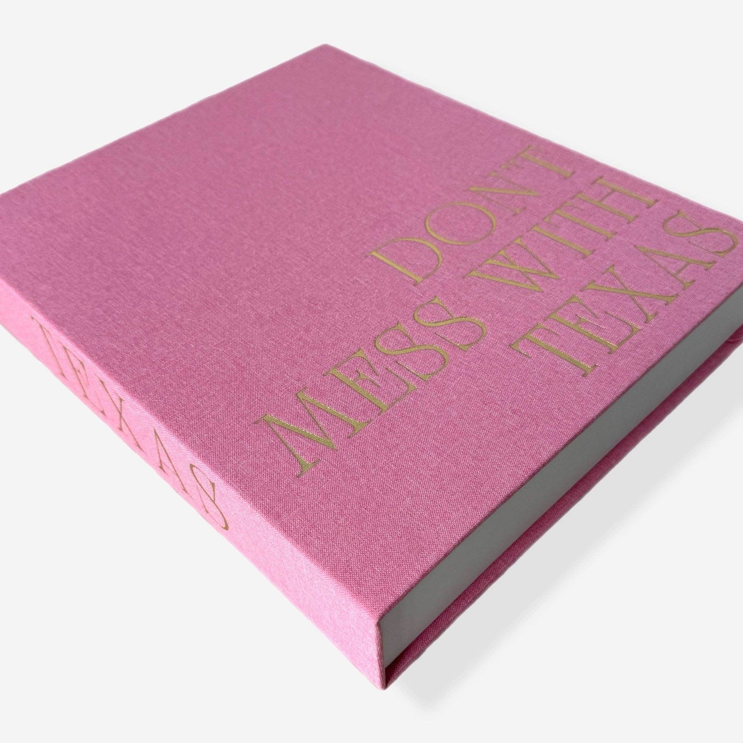 "Don't Mess With Texas" Pink Keepsake Book Box