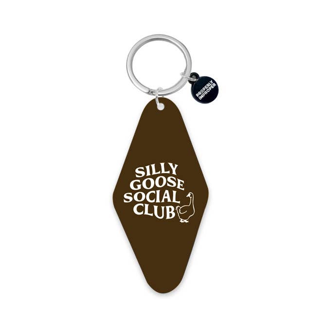 Silly Goose Social Club - Printed Keychain