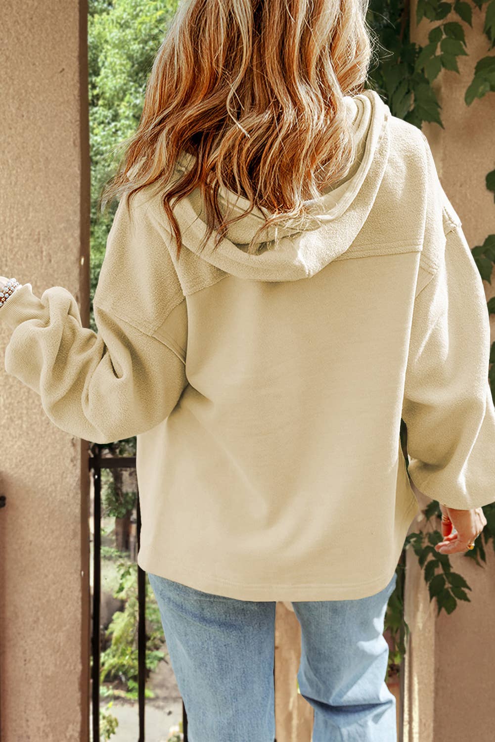 Pocket Drawstring Hood Zip Up Jacket - 6 Colors