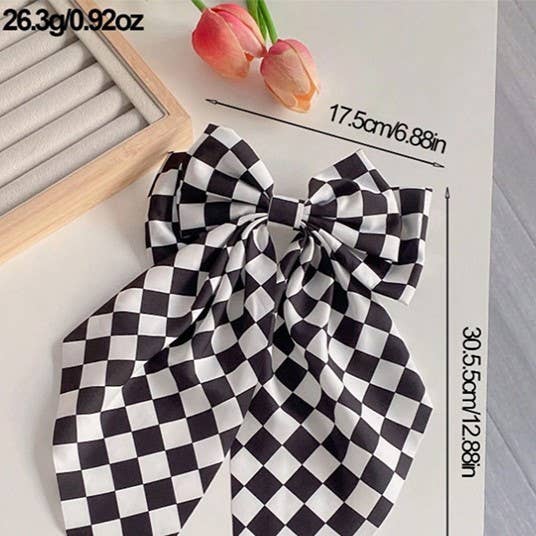 Ribbon Bow Hair Barrette