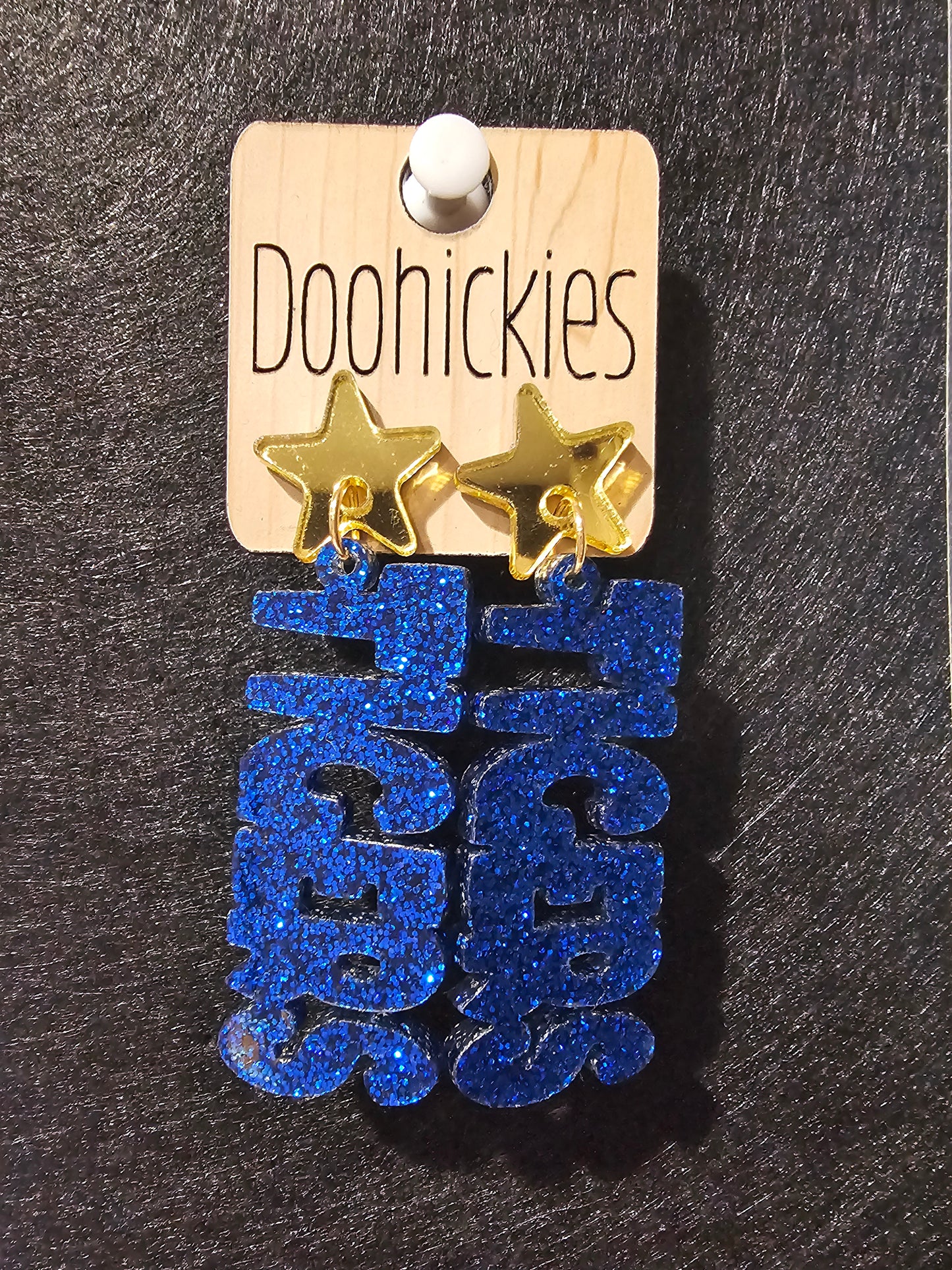 School Mascot Dangle Earrings
