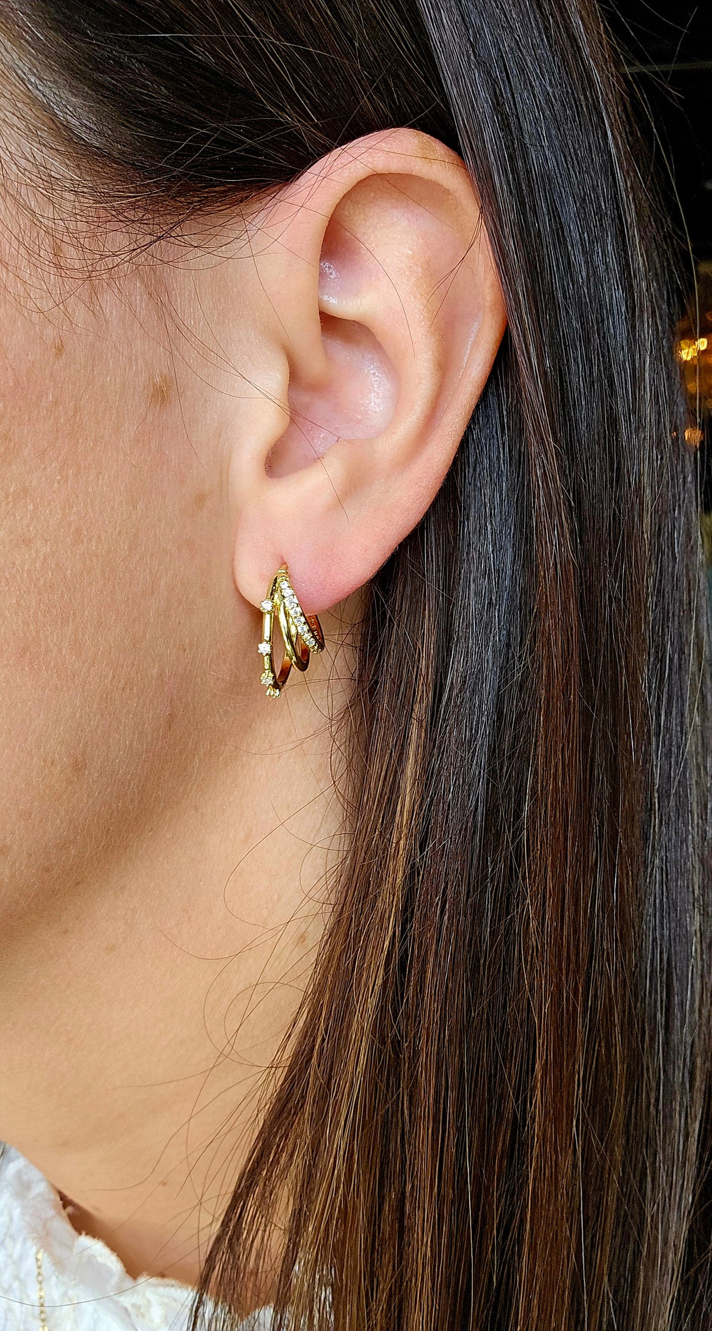 Samantha Hoop Earrings