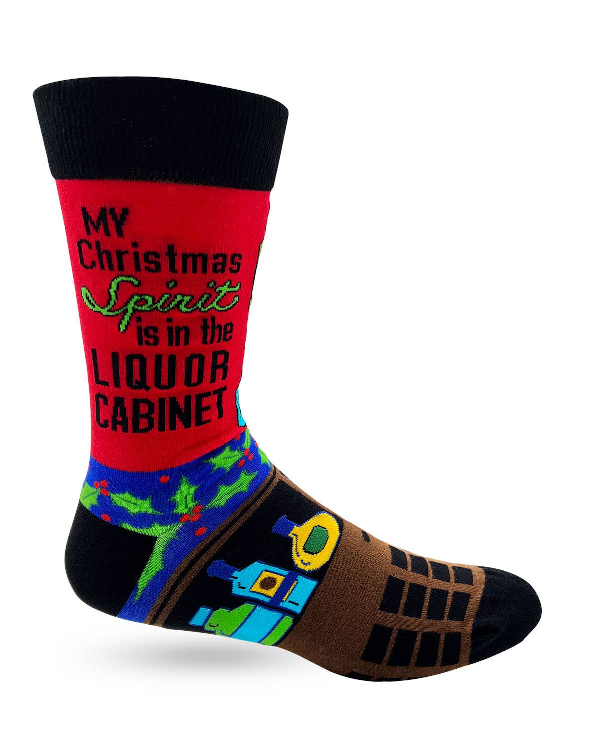 My Christmas Spirit is in the Liquor Cabinet Men's Novelty C