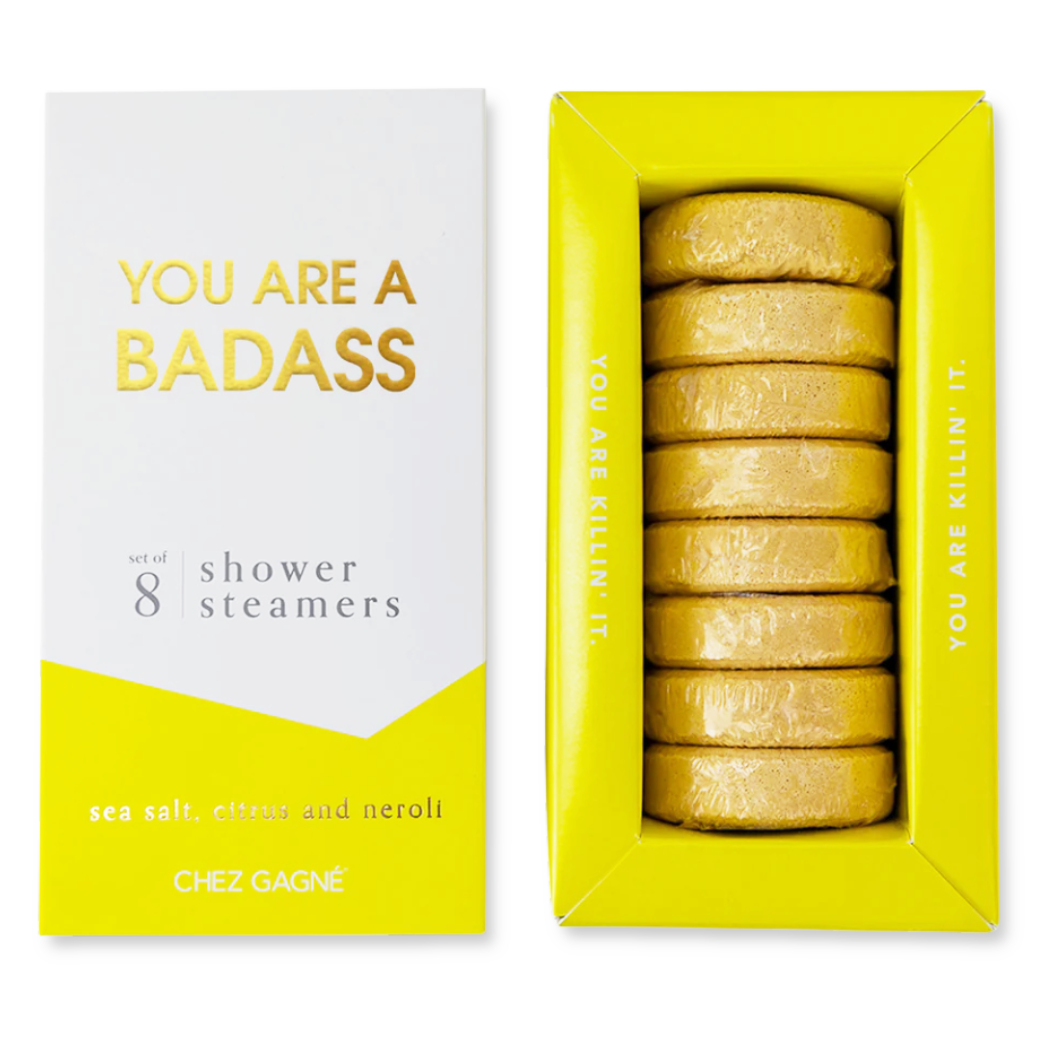 "You Are A Badass" Shower Steamers - Sea Salt, Citrus & Neroli - Set of 8