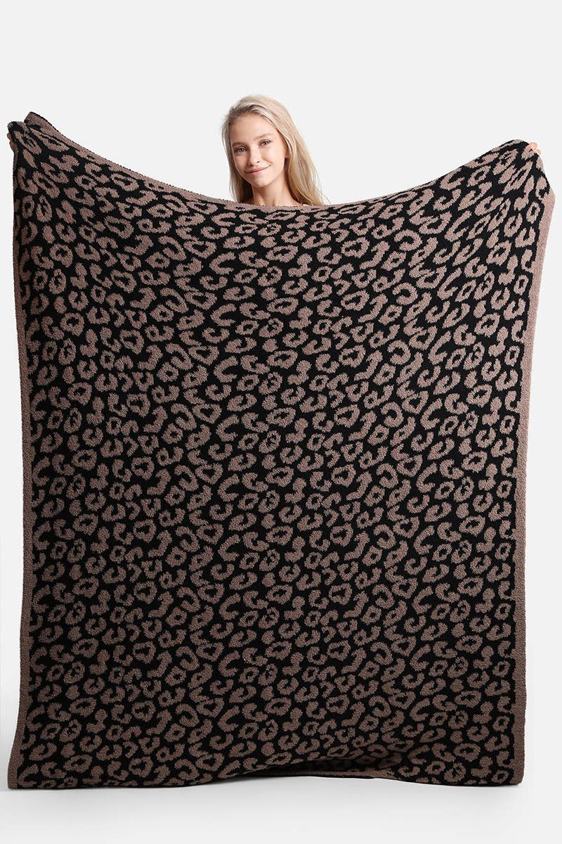 Leopard Print Luxury Soft Throw Blanket