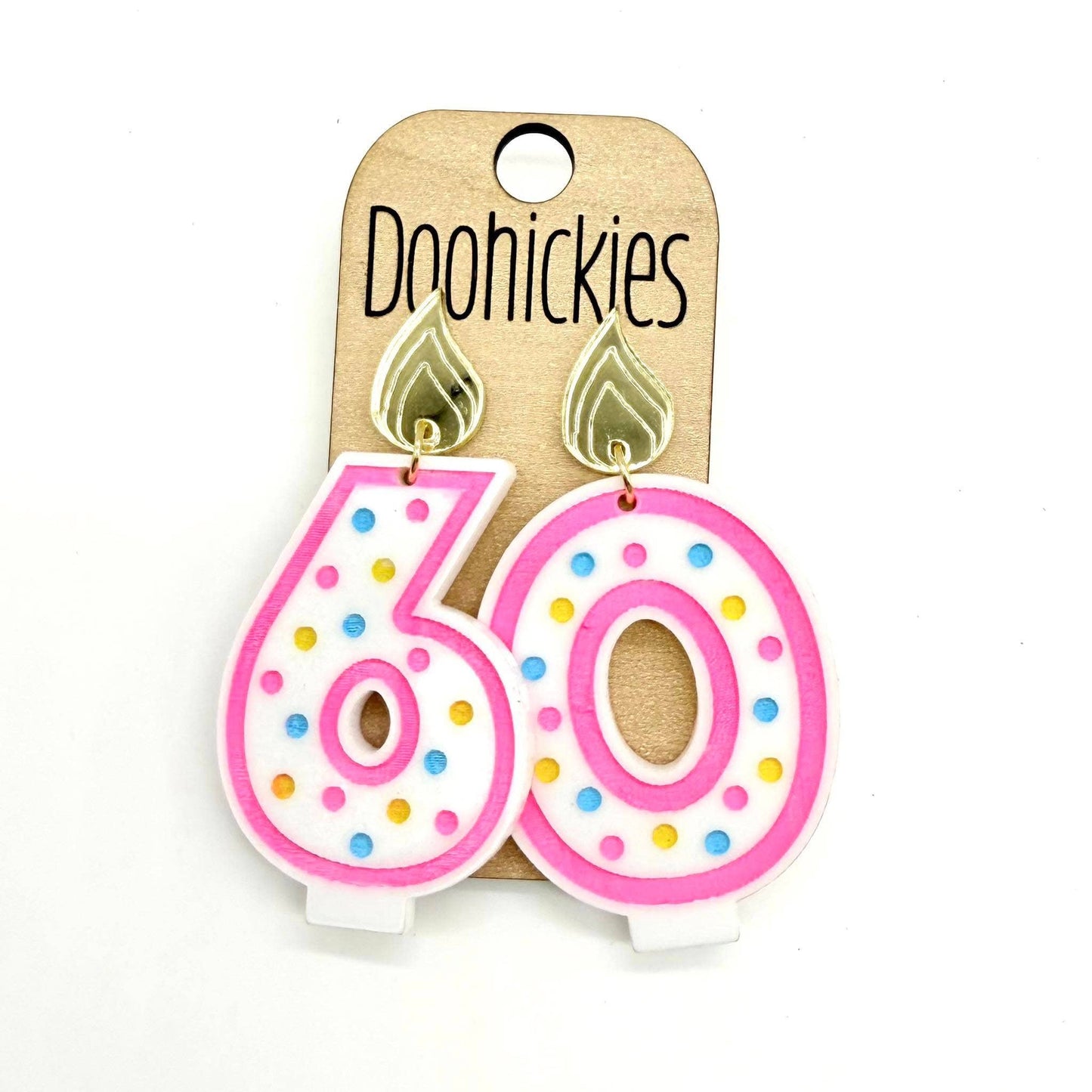 Birthday Candle Earrings