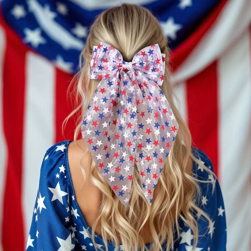 Ribbon Bow Hair Barrette