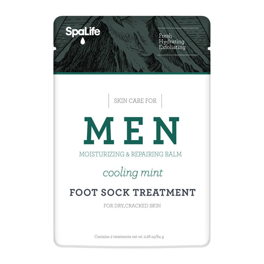 Men's Mint Foot Socks (Hydrating & Cooling)