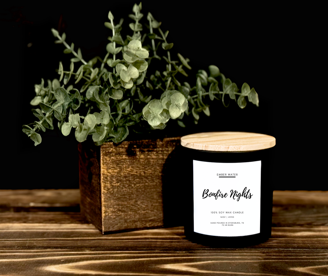 Bonfire Nights 16 oz 100% Soy Candle