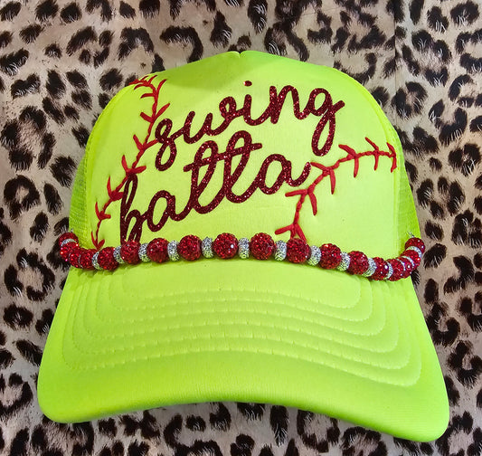 "Swing Batta" Trucker Hat w/Chain