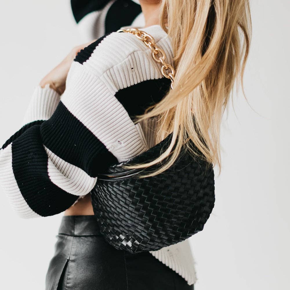 Bold Metal Chain Shoulder Strap