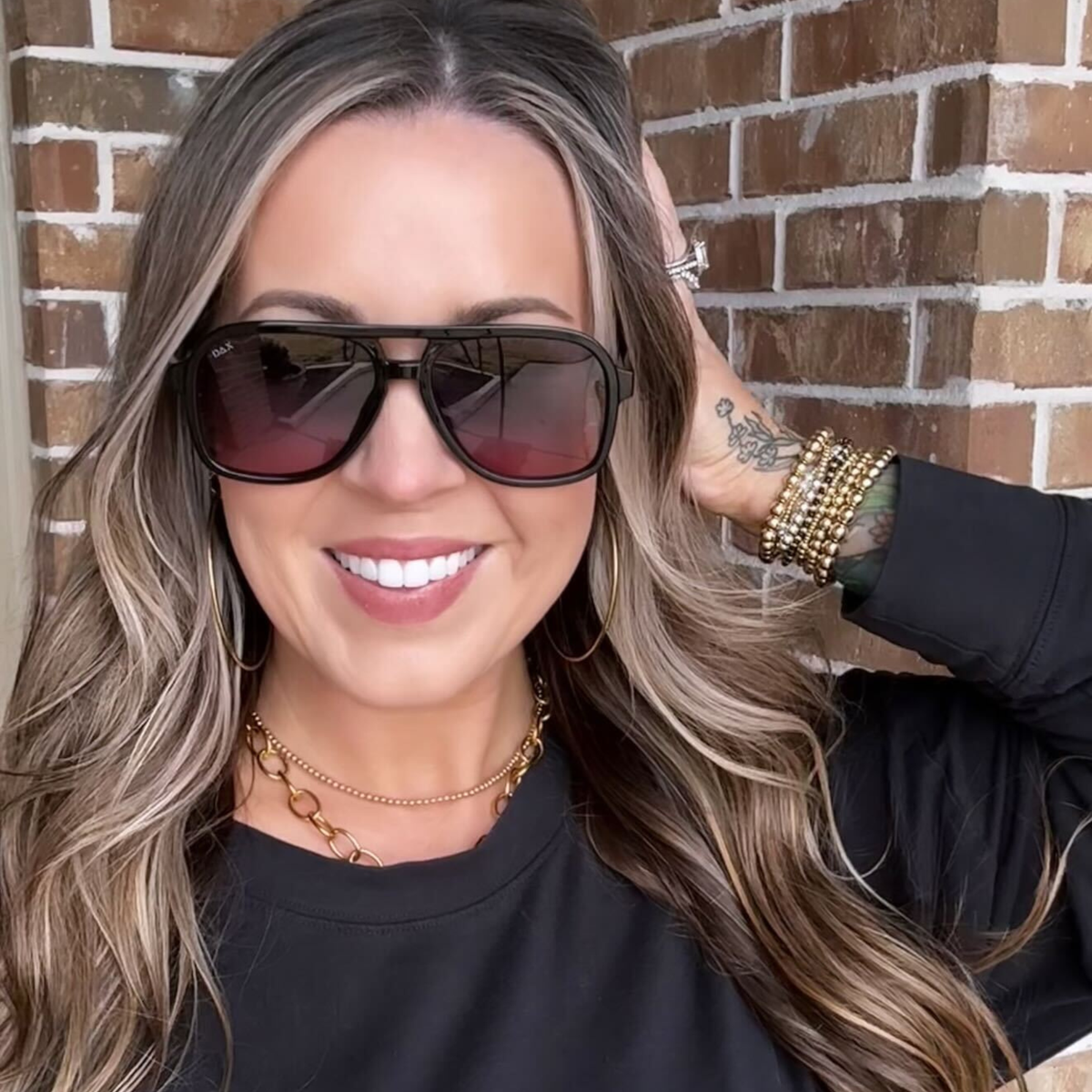 Cruz - Unisex Aviator Sunglasses – Polarized Hair