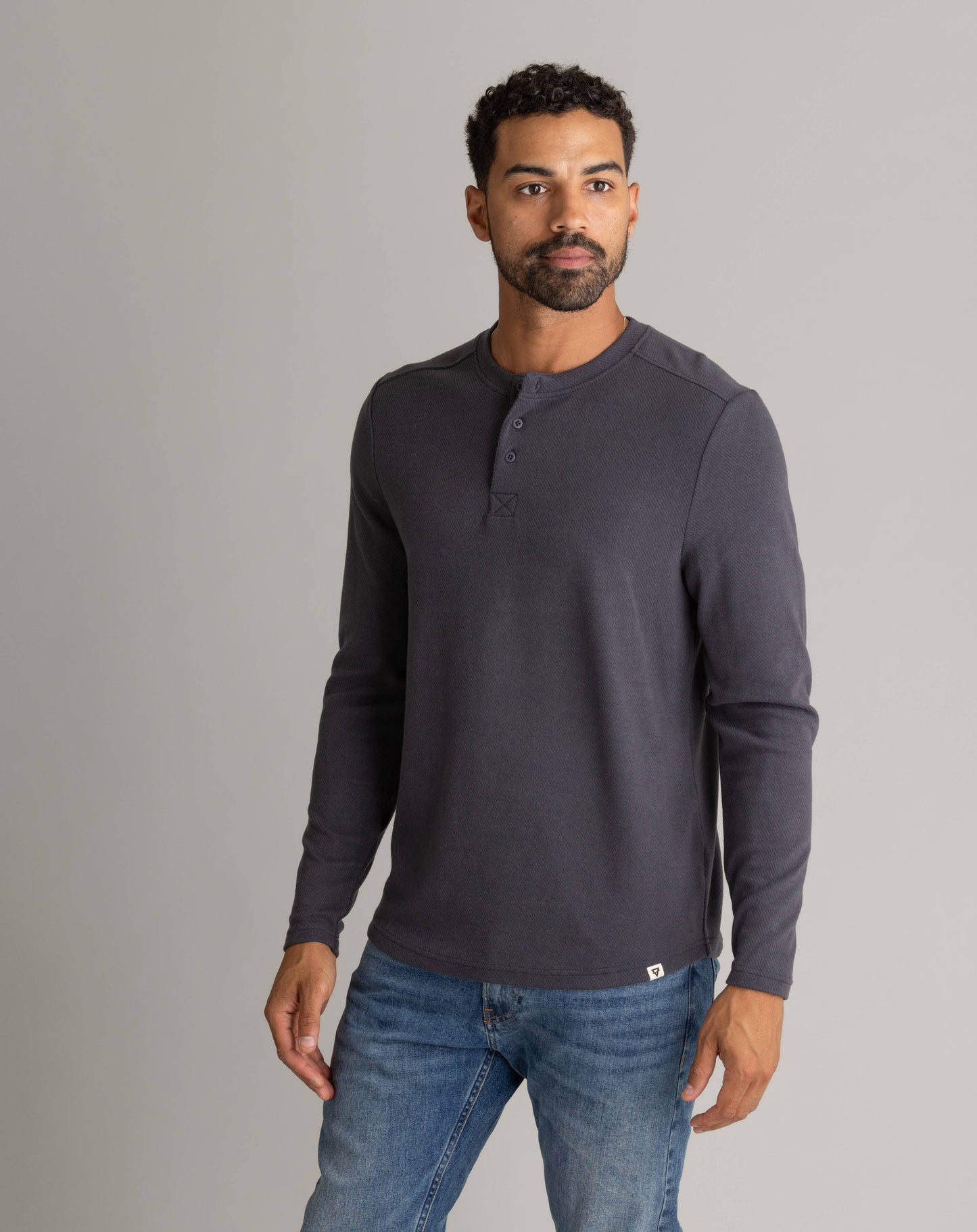 Men's Lichen Stretch Flannel Henley