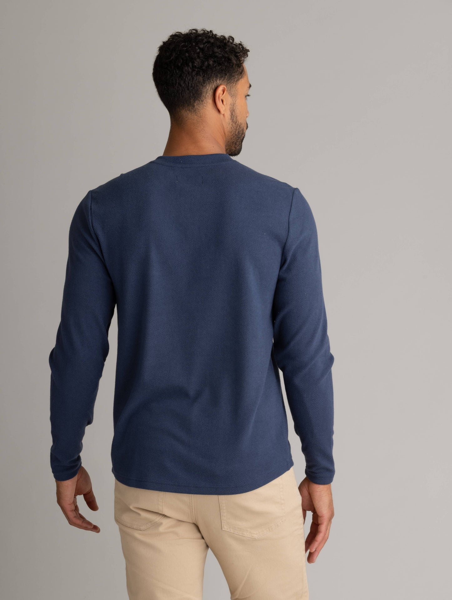 Men's Lichen Stretch Flannel Henley