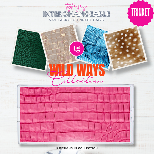 5.5 x 11 WILD WAYS Insert Set of 5
