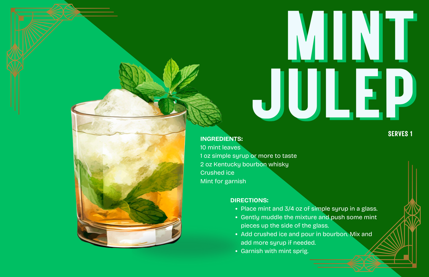 11 x 17 COCKTAILS VOL 2 Insert Set of 10