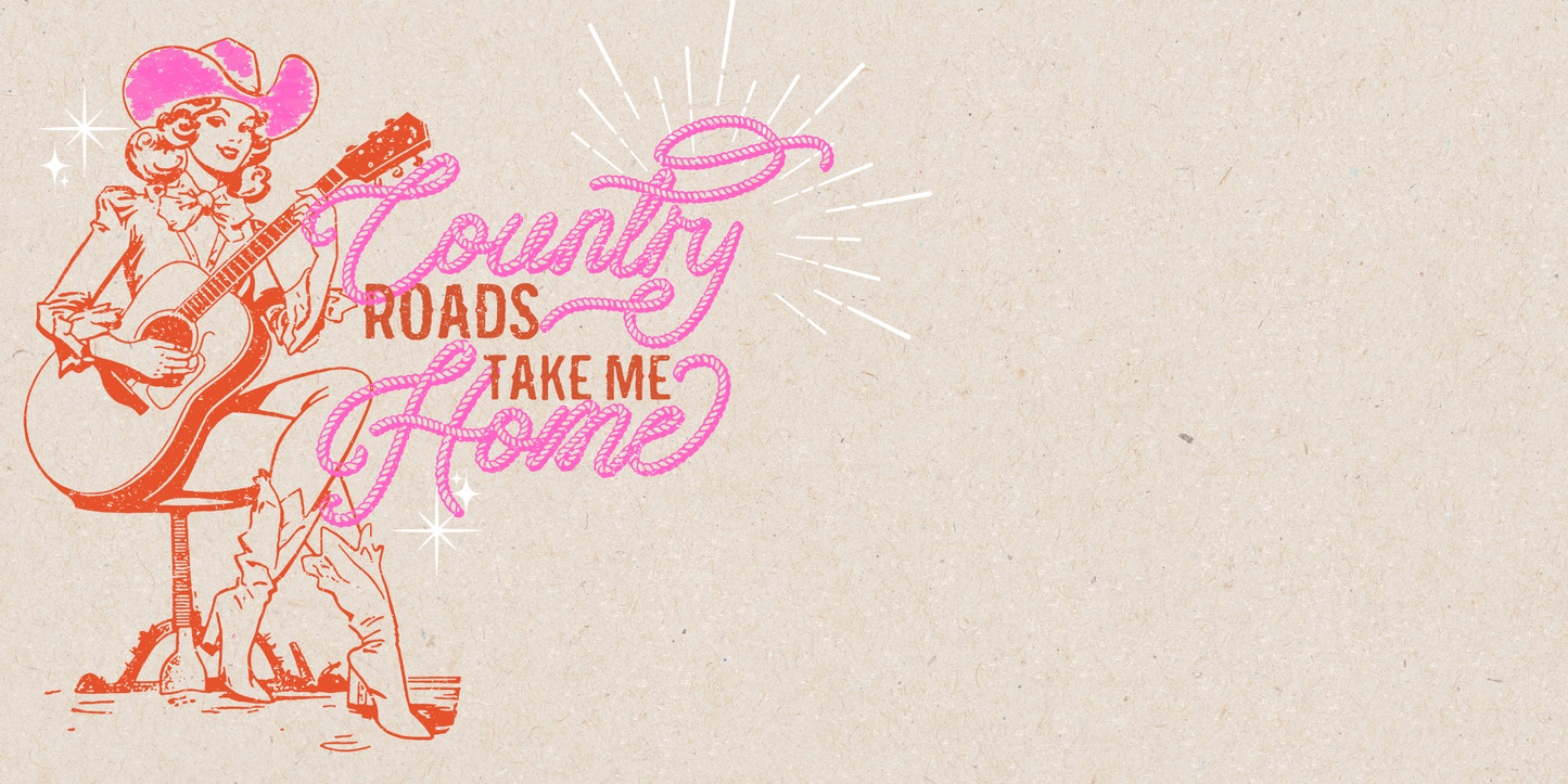 5.5 x 11 COUNTRY ROADS Insert Set of 5