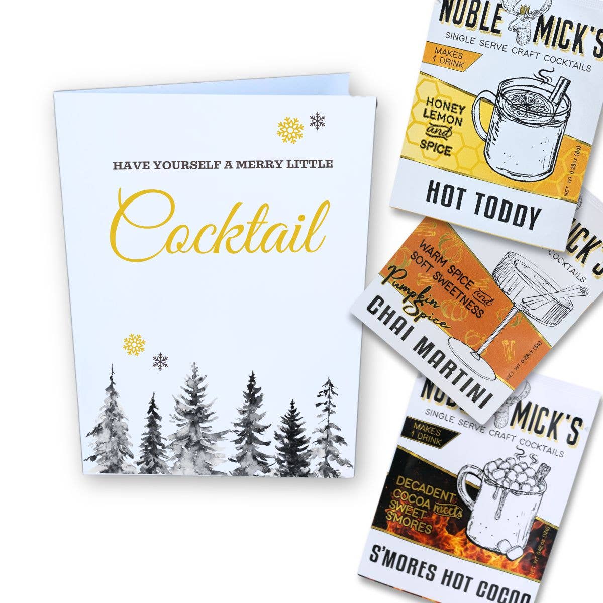 Cocktail and Cards / Merry Little Cocktails Card