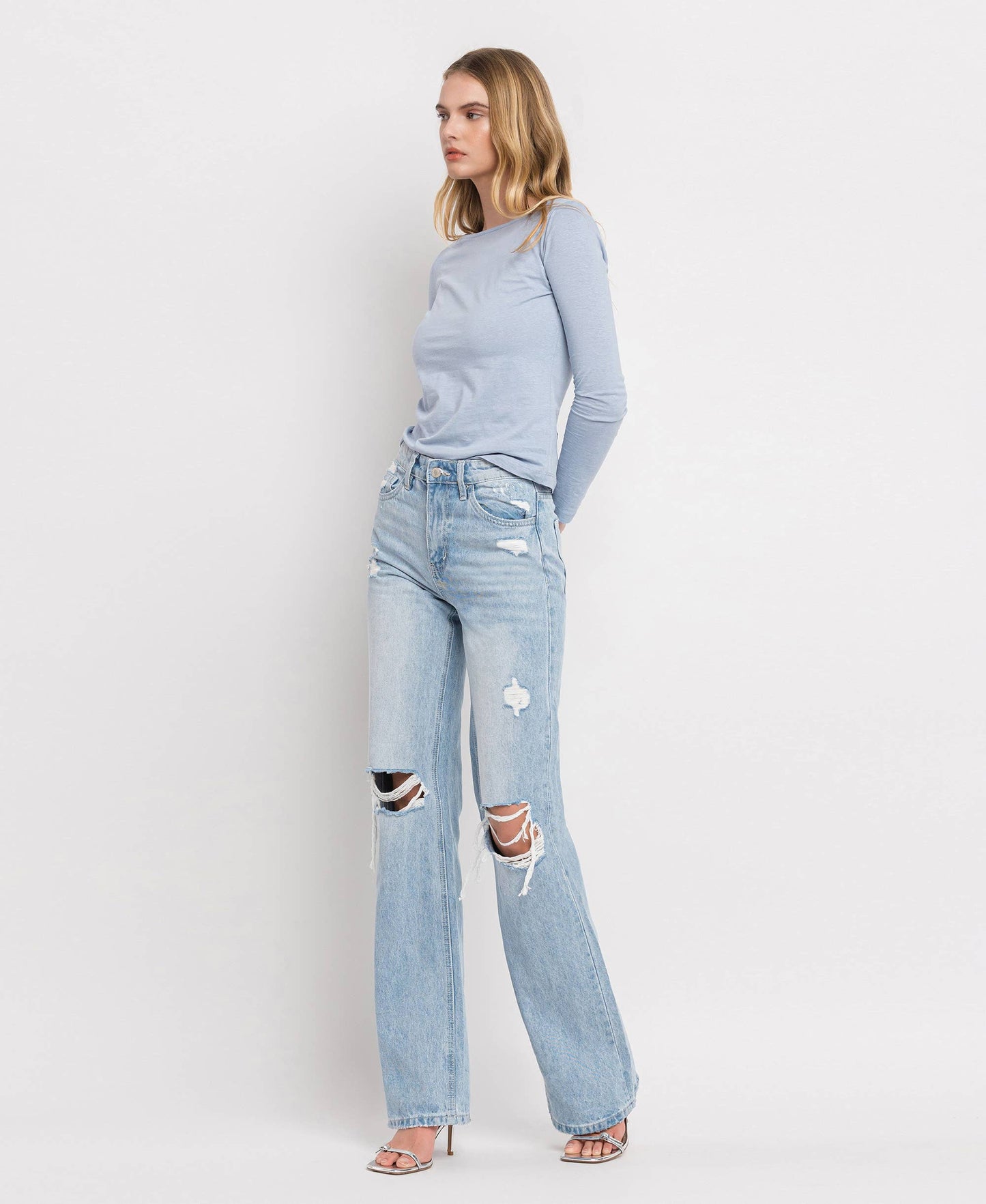 Leslie Full Length Flare Jeans