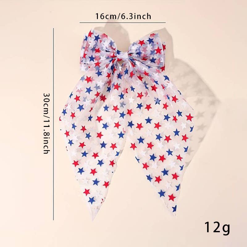Ribbon Bow Hair Barrette