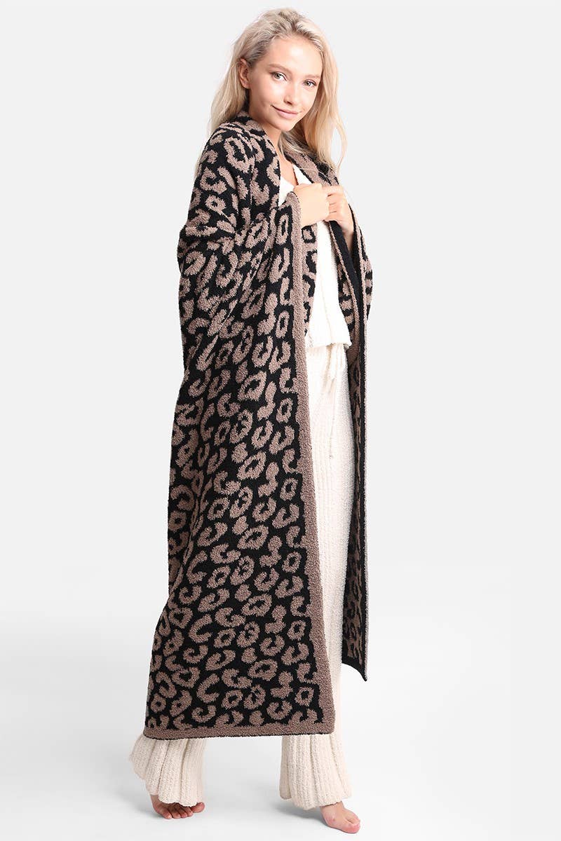 Leopard Print Luxury Soft Throw Blanket