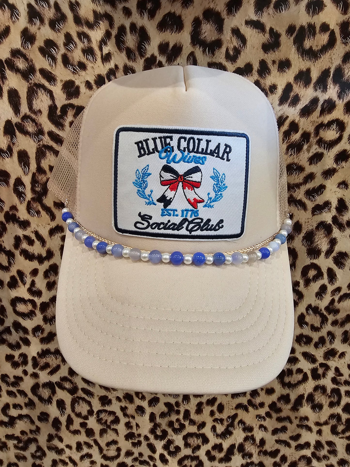 Blue Collar Social Club Hat w/Chain
