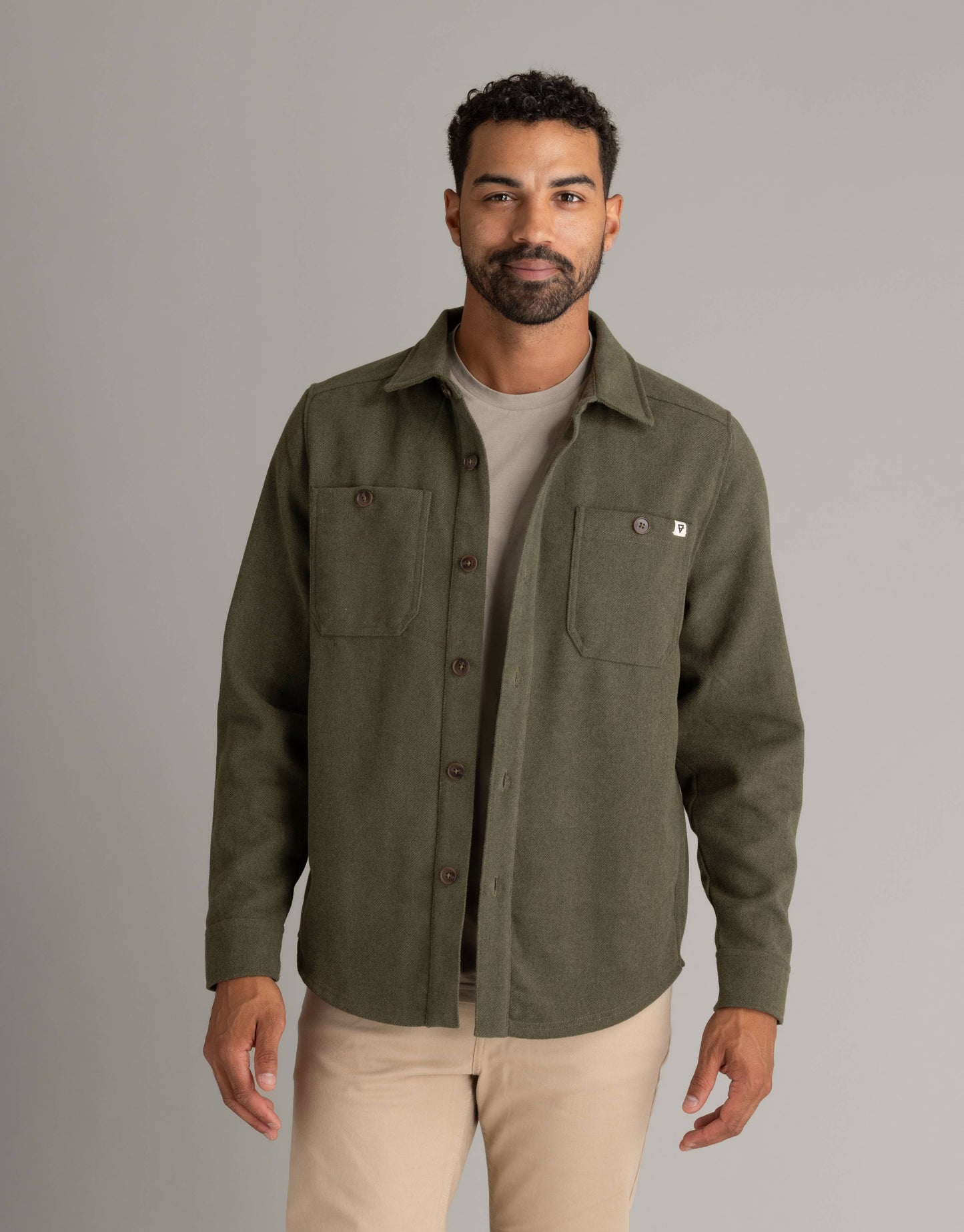 Men's Shay Faux Wool Shacket