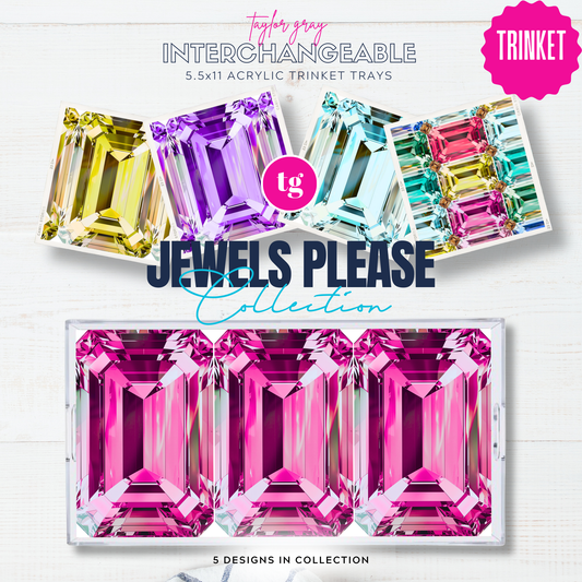 5.5 x 11 JEWELS PLEASE Insert Set of 5
