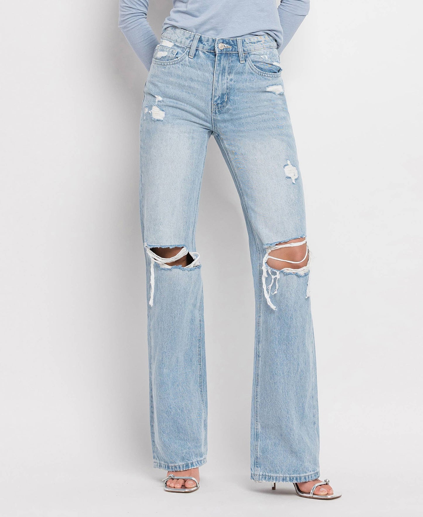 Leslie Full Length Flare Jeans