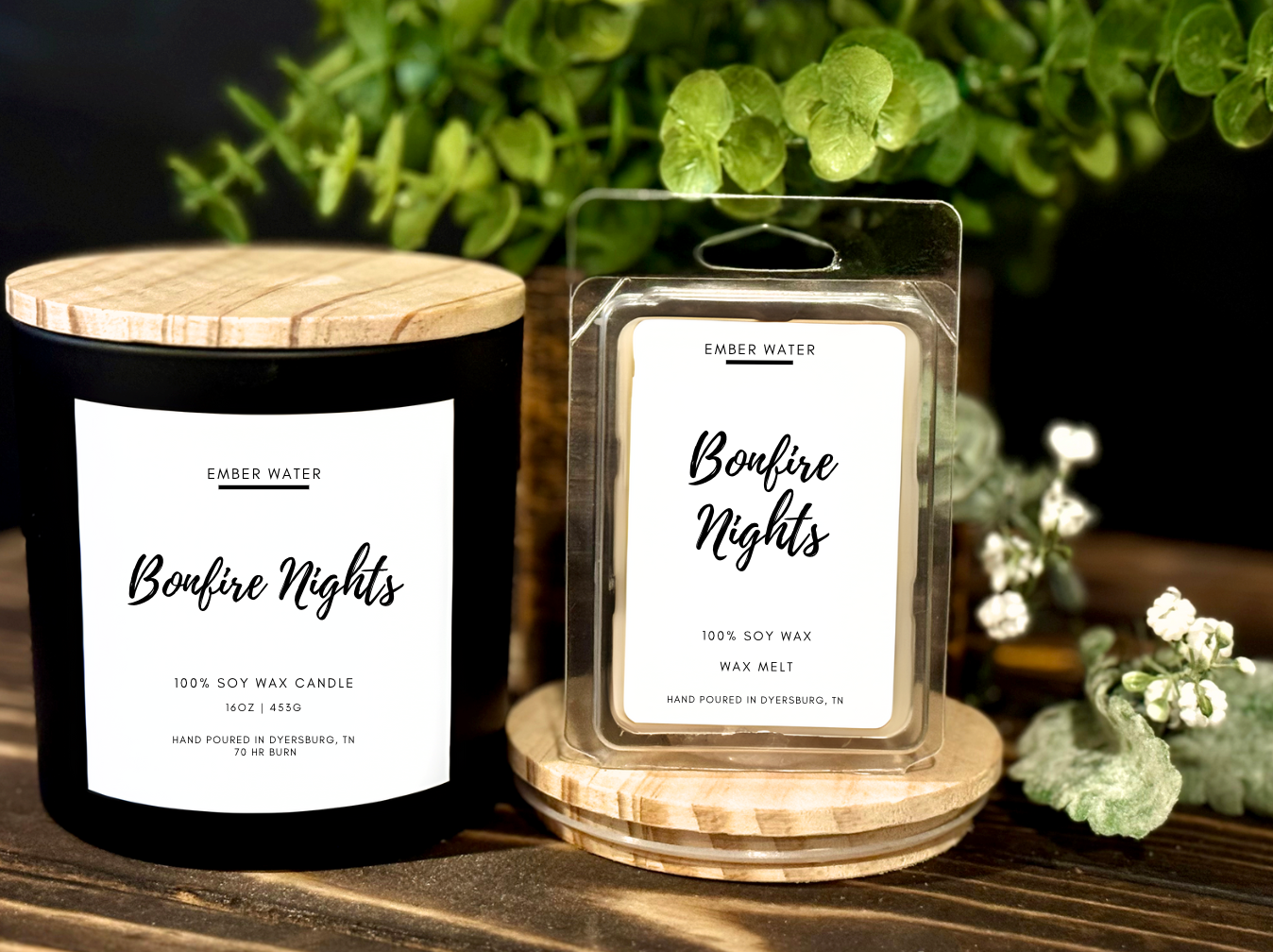 Bonfire Nights 16 oz 100% Soy Candle