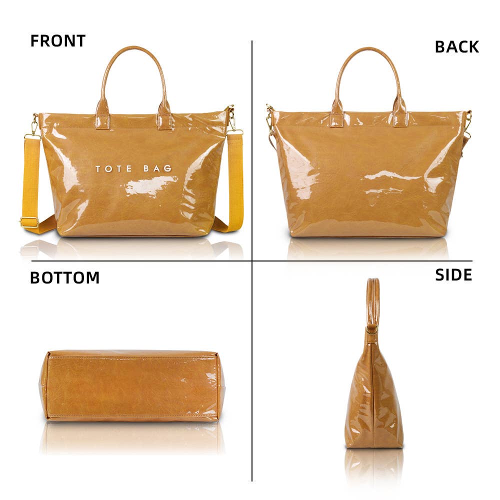 Zip Letter Crossbody TOTE BAG