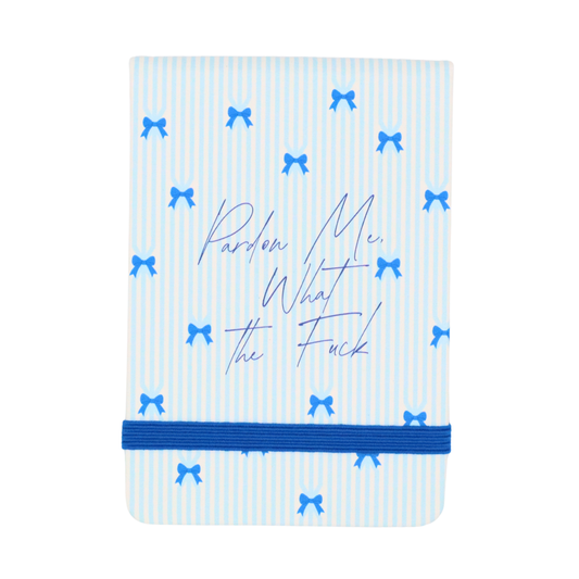 Leatherette Pocket Journal "Pardon Me WTF"