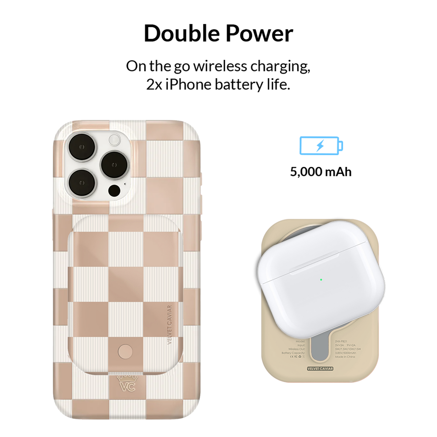 Wireless Phone Charger - Nude Vibe Checker