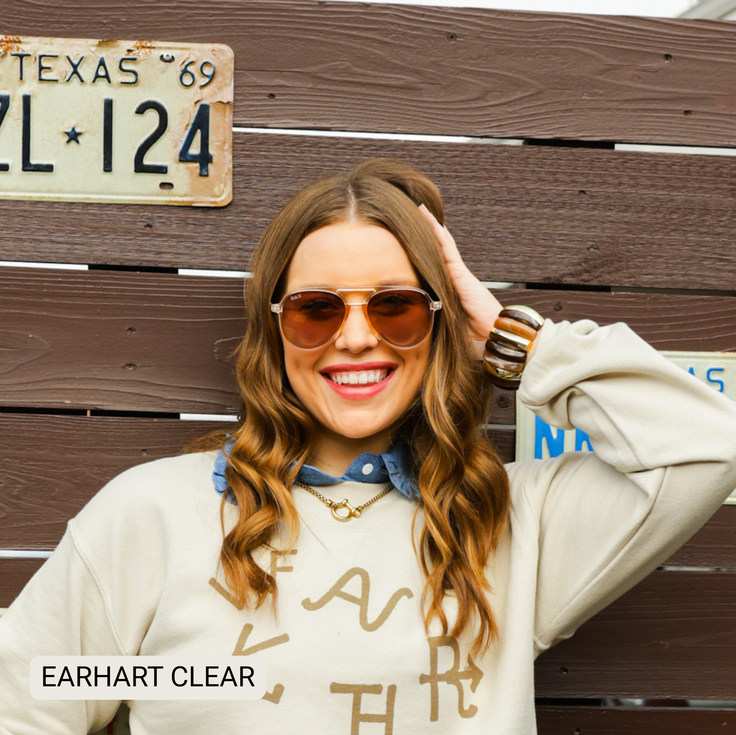 EARHART - Women's Aviator Polarized Sunglasses