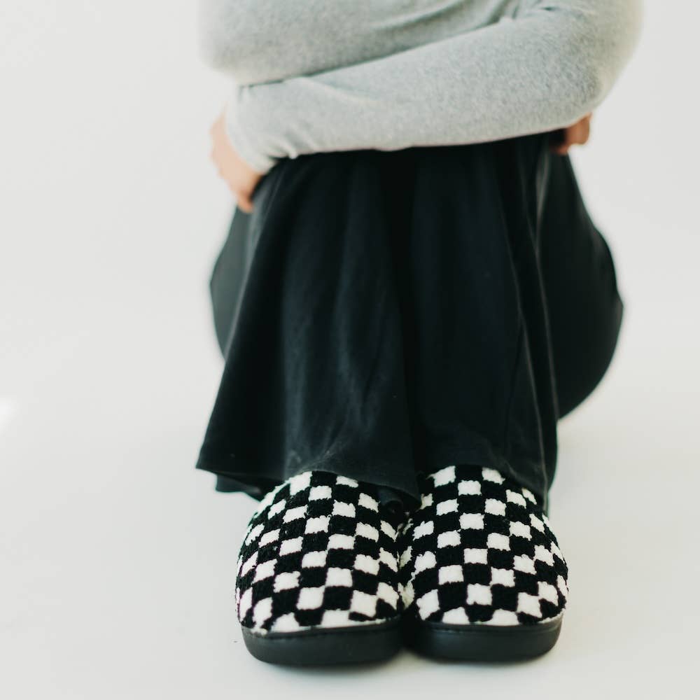 Cure x Beyond Type 1 Checkered Slippers 