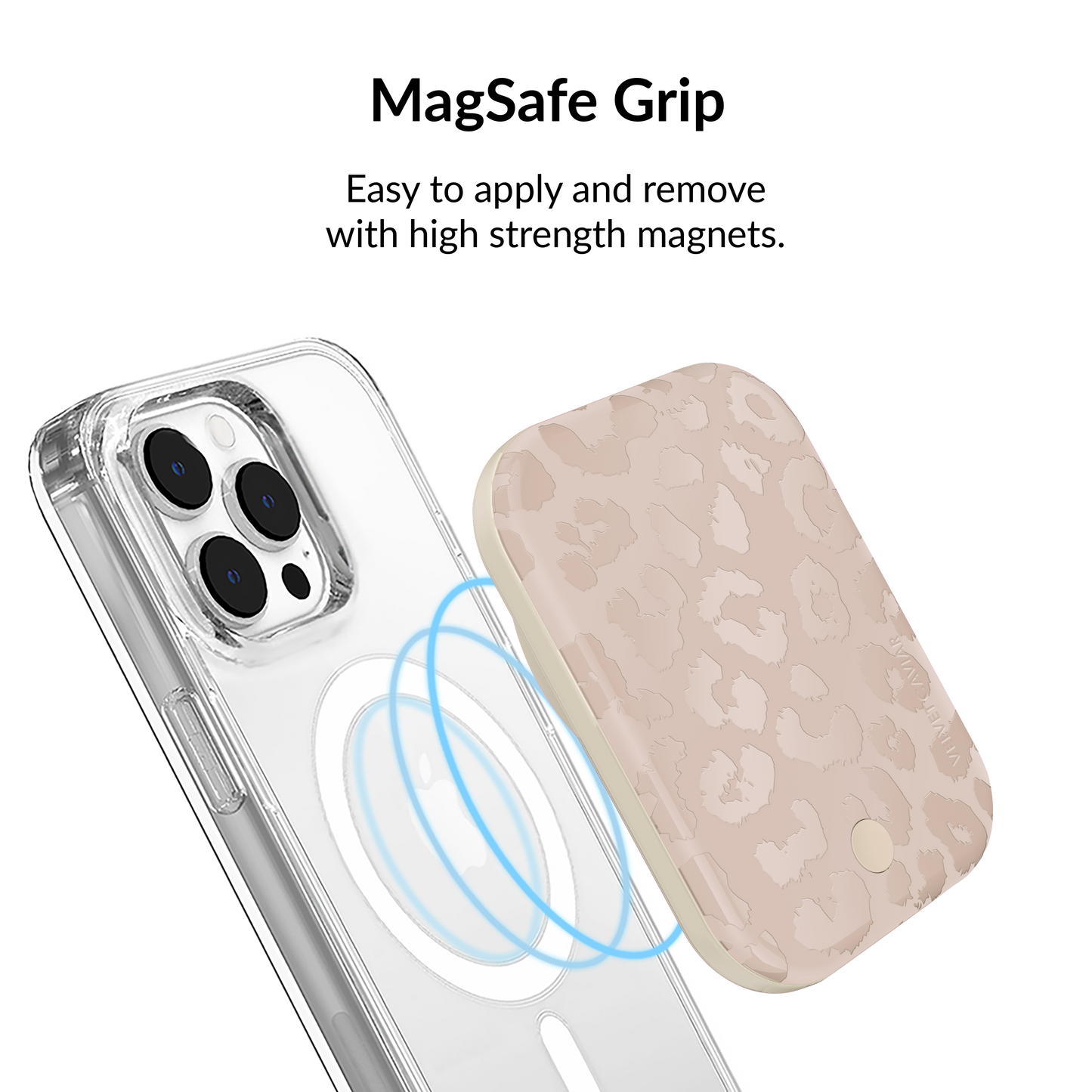 Wireless Phone Charger - Nude Leopard